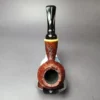 HS Studio Sandblasted Wasp w/ Boxwood Estate Briar Pipe, Unsmoked - Image 9
