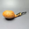 J. Mouton Tanblast Tomato w/ Ox Horn & Brass Handmade Briar Pipe, New - Image 9