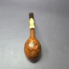 Steve Morrisette Smooth Egg w/ Bamboo & Amberoid Estate Briar Pipe, Unsmoked - Image 9
