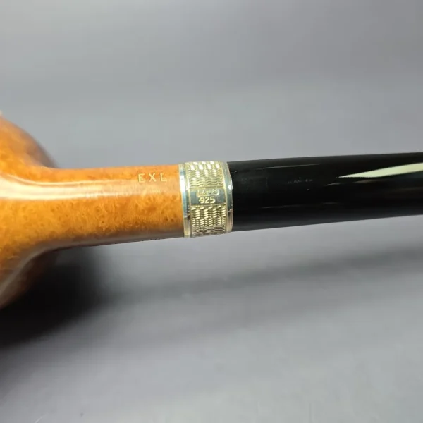 James Upshall P ExL Smooth Apple w/ Silver Estate Briar Pipe, English Estates - Image 9