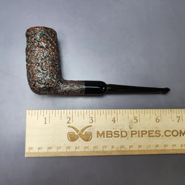 Castello Sea Rock Briar 74 F Rusticated Stack Estate Briar Pipe, Italian Estates - Image 9