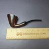 Bruno Nuttens Hand Made XL Smooth Calabash w/ Horn Estate Briar Pipe, Unsmoked - Image 9