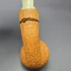 Christian Ruetz Natural Sandblasted "Broken Gaia" Handmade Briar Pipe, New - Image 9