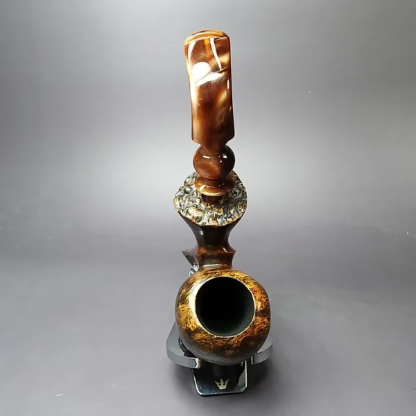 Sven Lar (Michael Kabik) Skulptur A Freehand Sitter Estate Briar Pipe, American Estates - Image 9