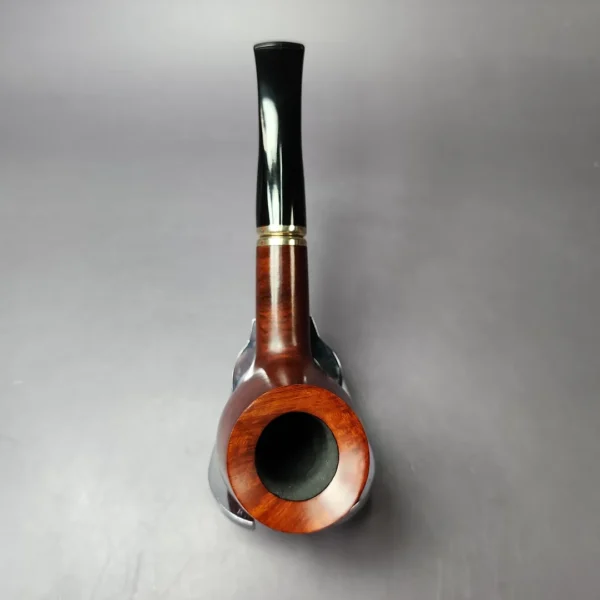 Vauen 3743 Smooth Hawkbill w/ Brass Estate Briar Pipe, Unsmoked, 9mm - Image 8