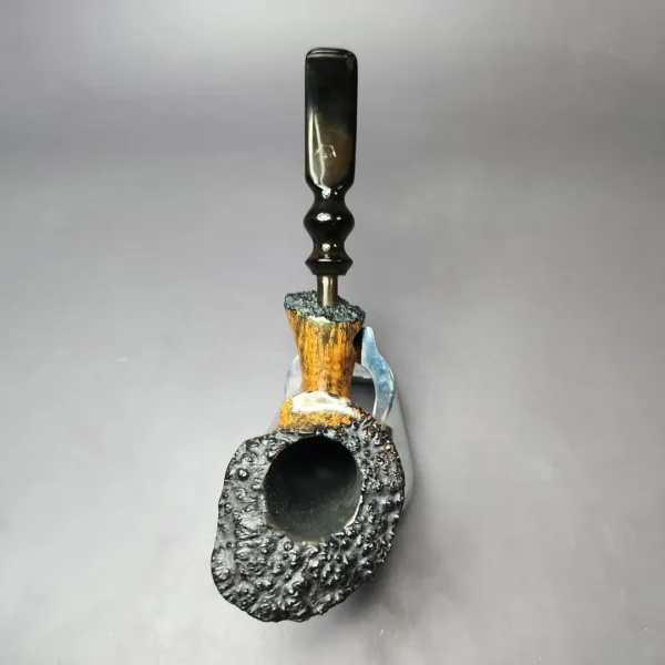Ben Wade (Preben Holm) Golden Walnut Smooth Freehand Estate Briar Pipe, Unsmoked - Image 9