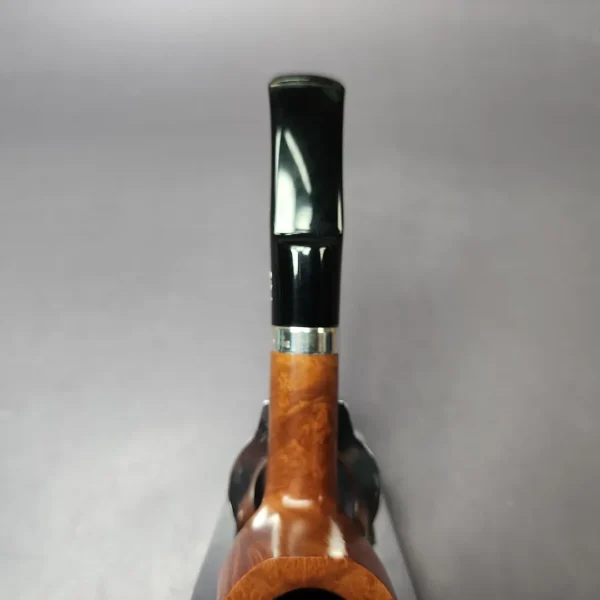 Gigi Fiamma Smooth Panel Billiaed Estate Briar Pipe, Unsmoked, 9mm - Image 9