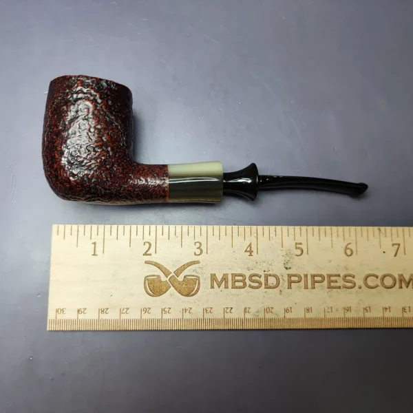 Savinelli Nonpareil 9111 Sandblasted Billiard Estate Briar Pipe, Italian Estates - Image 9