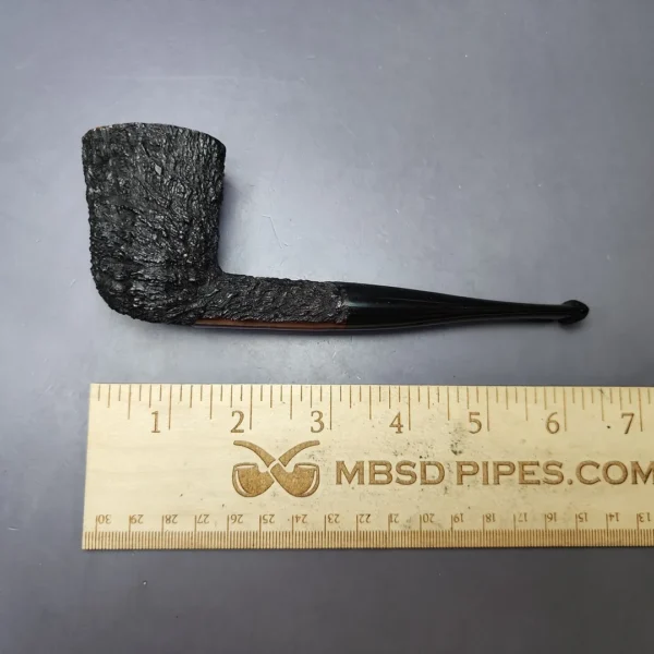 James Upshall Bark EXL Rusticated Dublin Estate Briar Pipe, Unsmoked - Image 9
