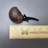 HS Studio Sandblasted Reverse Calabash Nosewarmer Estate Briar Pipe, Unsmoked - Image 9