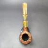 Savinelli Estella Non Pareil 9121 Rusticated Pot Estate Briar Pipe, Italian Estates - Image 9