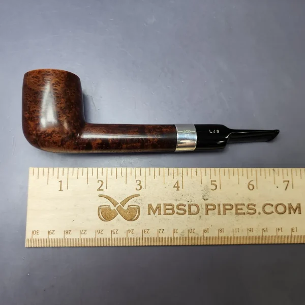 Ferndown Reo 2 Star w/ Silver Smooth Lovat Estate Briar Pipe, English Estates - Image 9