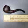 James Upshall w/ Bill Taylor Sandblasted Bent Apple Estate Briar Pipe, Unsmoked - Image 9
