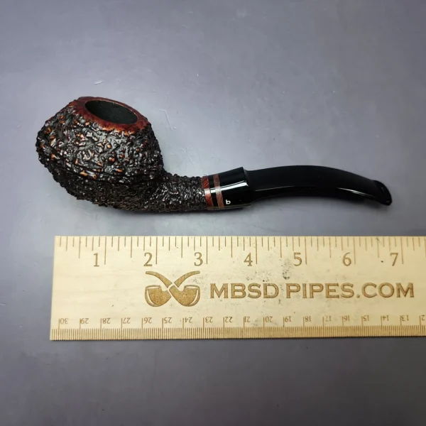 Becker (Paolo) Rusticated Squat Rhodesian Estate Briar Pipe, Italian Estates - Image 9