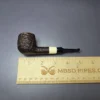 Michail Kyriazanos Contrast Sandblasted Pot w/ Ivorite Briar Pipe, Unsmoked - Image 9