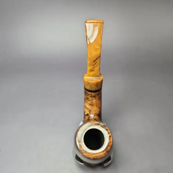 Nording A XL Smooth Bent Billiard Estate Briar Pipe, Unsmoked - Image 9