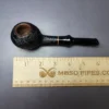 Buckeye Sandblasted Squat Tomato Estate Briar Pipe, American Estates - Image 9