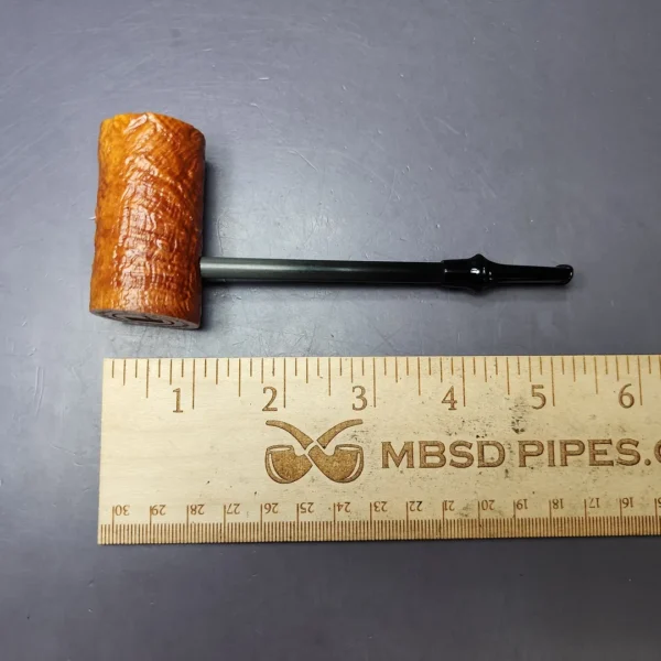 Eltang Basic Sandblasted Poker Estate Briar Pipe, Unsmoked - Image 10