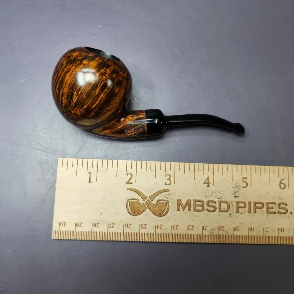 Mina Pipes Smooth Acorn Estate Briar Pipe, Unsmoked - Image 10