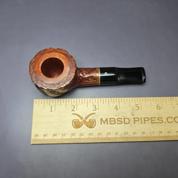 Kaywoodie Oversize Partially Rusticated Pot Estate Briar Pipe, Unsmoked - Image 10