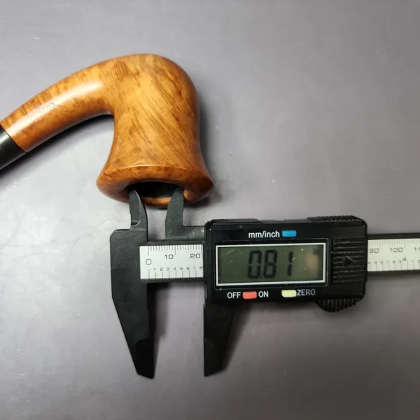 Ed Burak Connoisseur Smooth Calabash Estate Briar Pipe, American Estates - Image 10