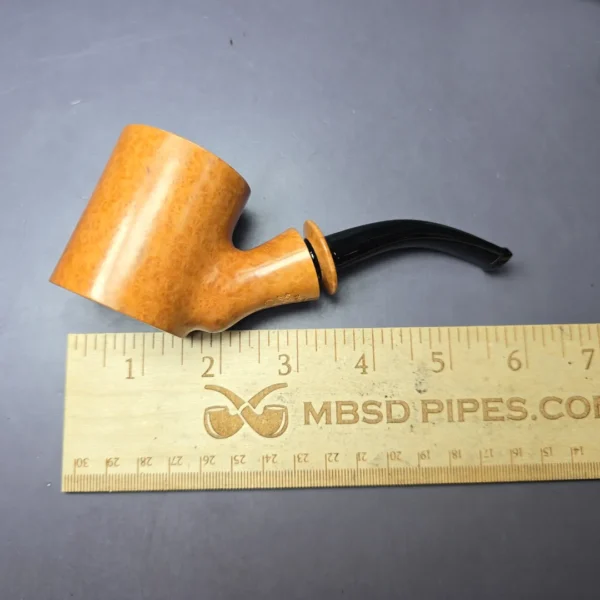 Cavicchi CCC Smooth Cherrywood Sitter Estate Briar Pipe, Italian Estates - Image 10