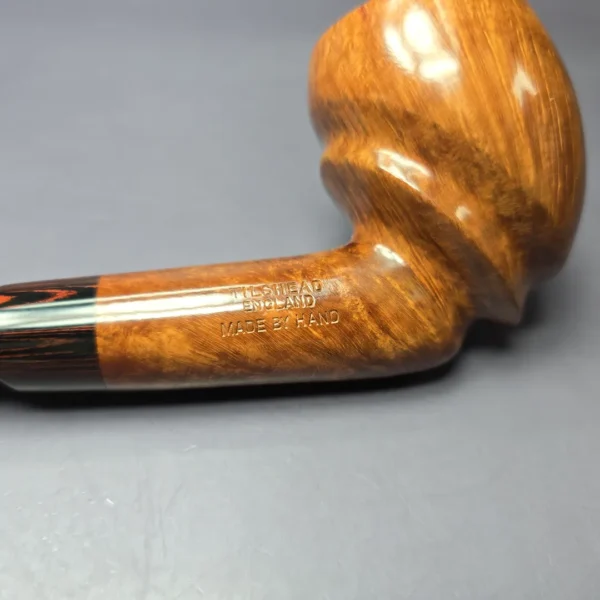 James Upshall Empire Executive Smooth Freehand Acorn Estate Briar Pipe, Unsmoked - Image 10
