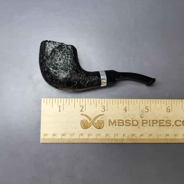 Morgan BlackJack 31 Sandblasted Panel Horn Briar Pipe, New - Image 10
