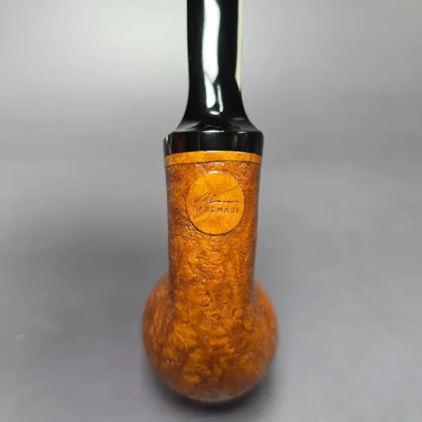 Memo Pipes Sandblasted Brandy Handmade Briar Pipe, New - Image 11