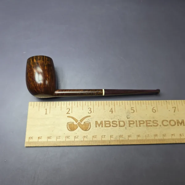 Scottie Piersel Smooth Pencil Shank Billiard w/ Juma Estate Briar Pipe, Unsmoked - Image 10