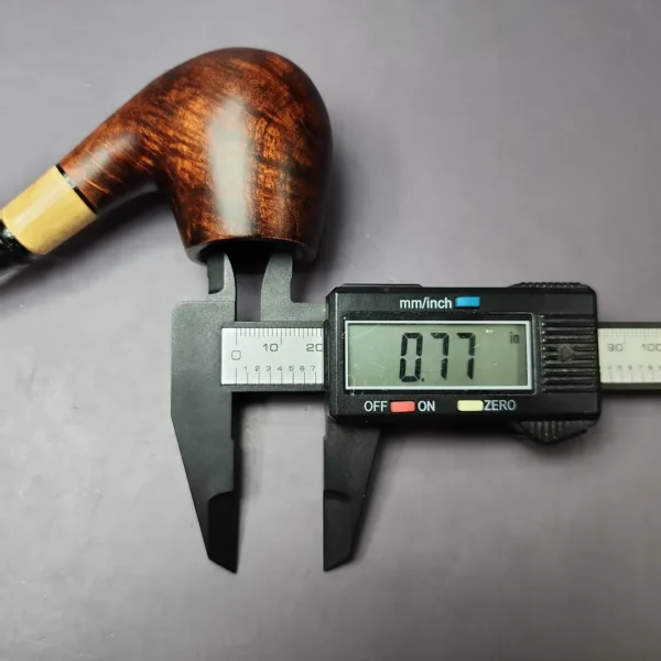 MBSD Briars by Piero Vitale Smooth Brandy w/ Boxwood Briar Pipe, New - Image 10