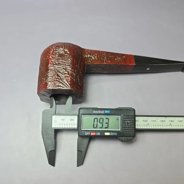 Ashton Achievement ELX Sandblasted Panel Estate Briar Pipe, Unsmoked - Image 10
