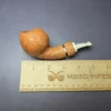 Christian Ruetz Natural Sandblasted "Broken Gaia" Handmade Briar Pipe, New - Image 10