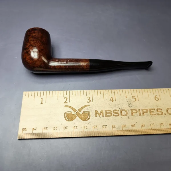 James Upshall Tilshead Group 5 Smooth Billiard Estate Briar Pipe, Unsmoked - Image 10