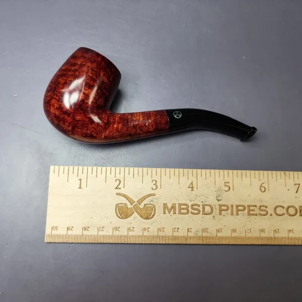 Rattray's Marlin 2 Smooth Bent Billiard Estate Briar Pipe, Unsmoked, 9mm - Image 10