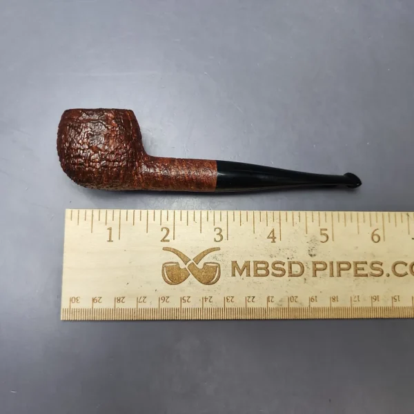 Vollmer & Nilsson Sandblasted Squat Apple Estate Briar Pipe, Unsmoked - Image 10