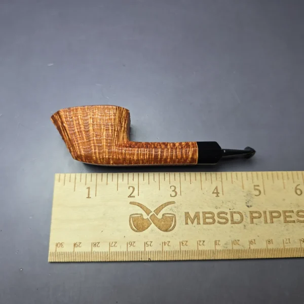 Christian Ruetz Sandblasted Squat Panel Dublin Handmade Briar Pipe, New - Image 10