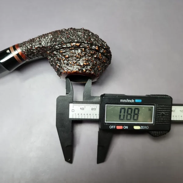 Becker (Paolo) Rusticated Squat Rhodesian Estate Briar Pipe, Italian Estates - Image 10