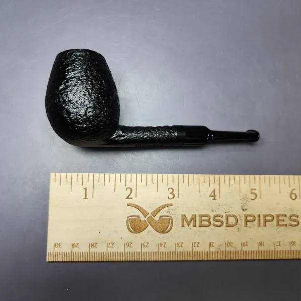 Proxima by Piero Vitale Black Sandblasted Egg Briar Pipe, New - Image 10