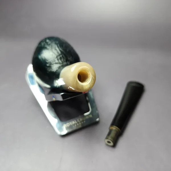 Mina Pipes Sandblasted Belge/ Horn Estate Briar Pipe, Unsmoked - Image 10