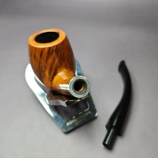 Stanwell Amber Light Smooth 83 Bent Billiard Estate Briar Pipe, Danish Estates - Image 11