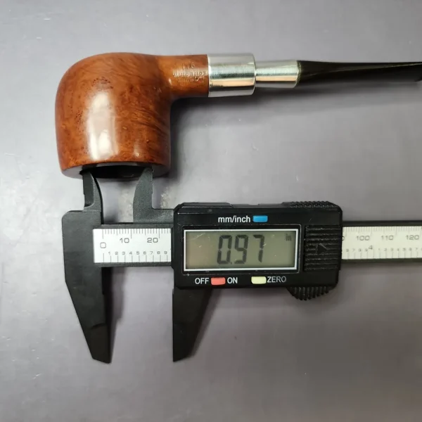 Loewe & Co 1979 Smooth Silver Spigot Pot Estate Briar Pipe, English Estates - Image 11