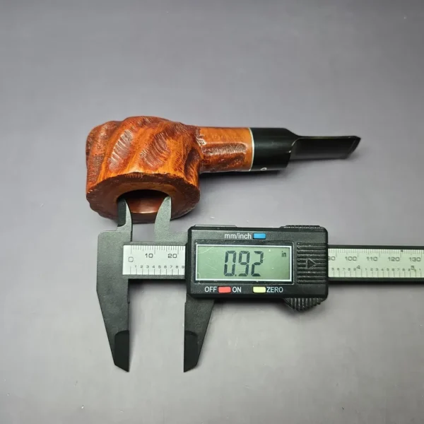 Kaywoodie Oversize Partially Rusticated Pot Estate Briar Pipe, Unsmoked - Image 11
