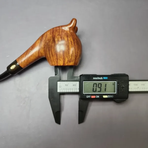 GBD Unique Straight Grain Smooth Walrus Estate Briar Pipe, English Estates - Image 11