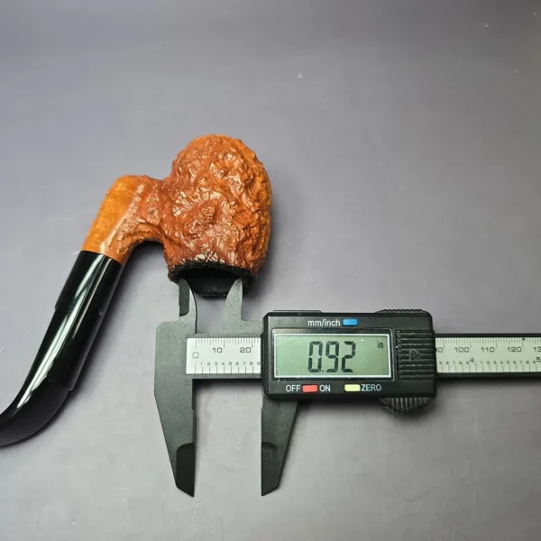 Caminetto Business 176 KS Rusticated Egg Estate Briar Pipe, Italian Estates - Image 11