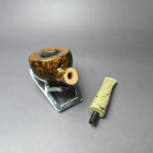 Martin Romijn Smooth Contrast Pot Handmade Briar Pipe, New - Image 11