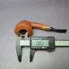 Lasse Skovgaard Sandblasted Dublin w/ Horn Estate Briar Pipe, Unsmoked - Image 11