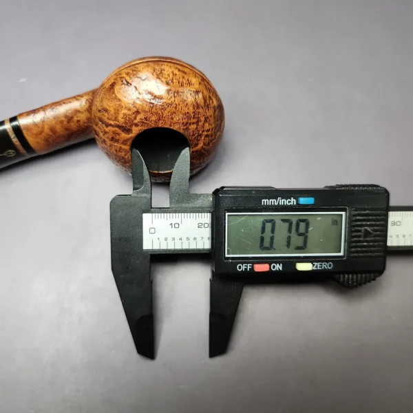 Jirsa 78 Sandblasted Squat Rhodesian Estate Briar Pipe, Czech Estates - Image 11