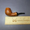 Memo Pipes Sandblasted Brandy Handmade Briar Pipe, New - Image 12