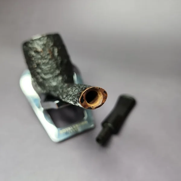 Citation (by Savinelli) Meerschaum Lined Rusticated Lumberman Estate Briar Pipe, Italian Estates - Image 11